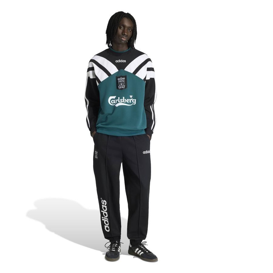 Liverpool Sweatshirt Bringback 1995/96 - Rich Green/Black/White - Men's-SoccerKits Hub | Buy Soccer Jerseys Online
